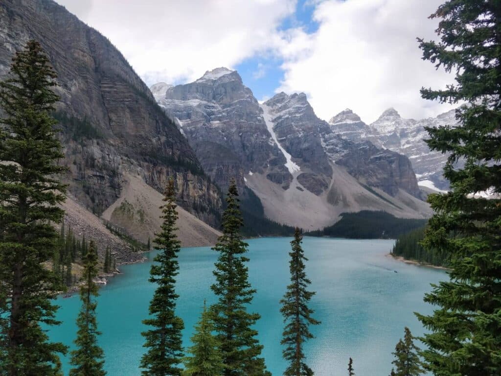 View Over Lake (Banff) - Solo Hiking Safety